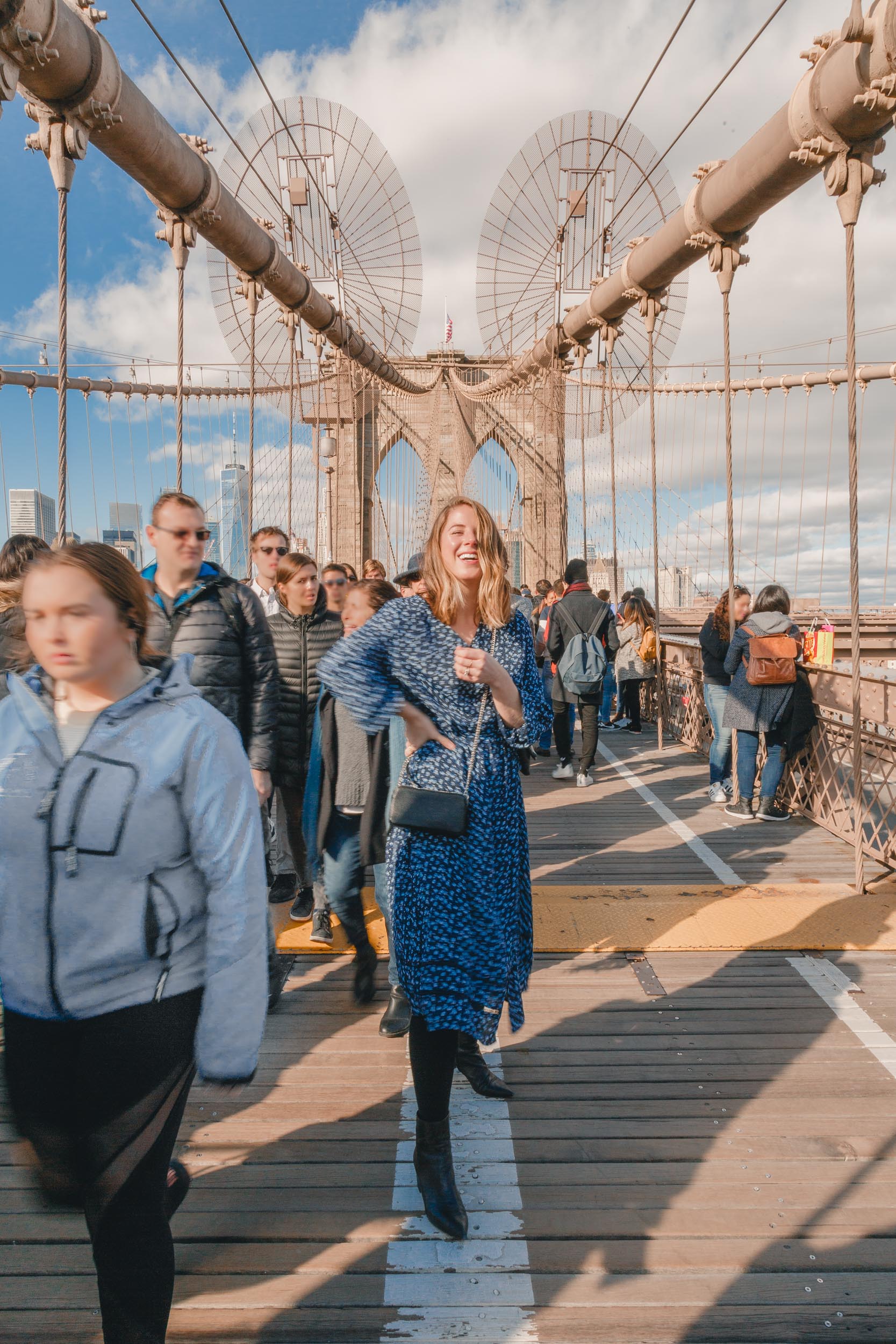 Visiting the Brooklyn Bridge image
